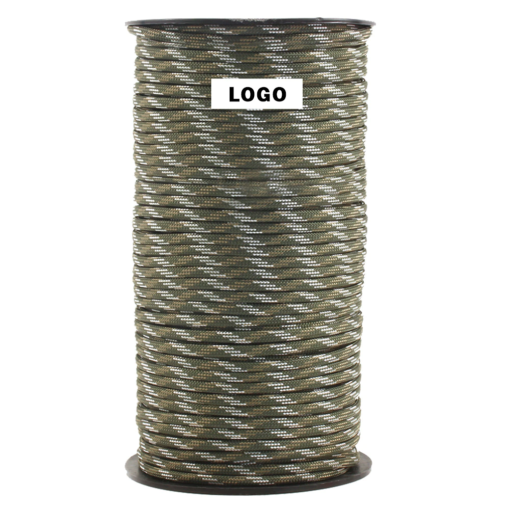 Cheap Goat Tents 100M 7 Strand 550 Paracord Rope 4mm Outdoor Camping Survival Equipment Parachute Cord Umbrella Tent Lanyard Hiking Accessories Paracord 